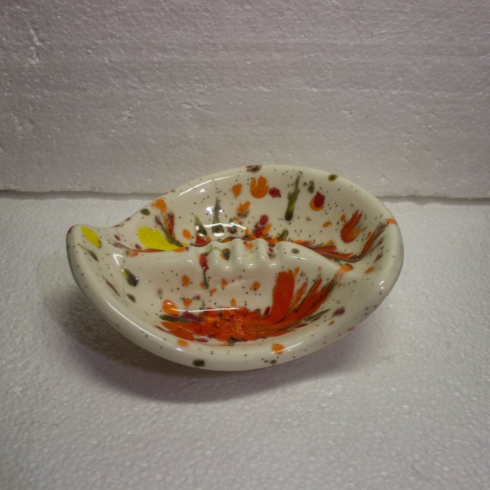 Multi-color Glazed Ashtray